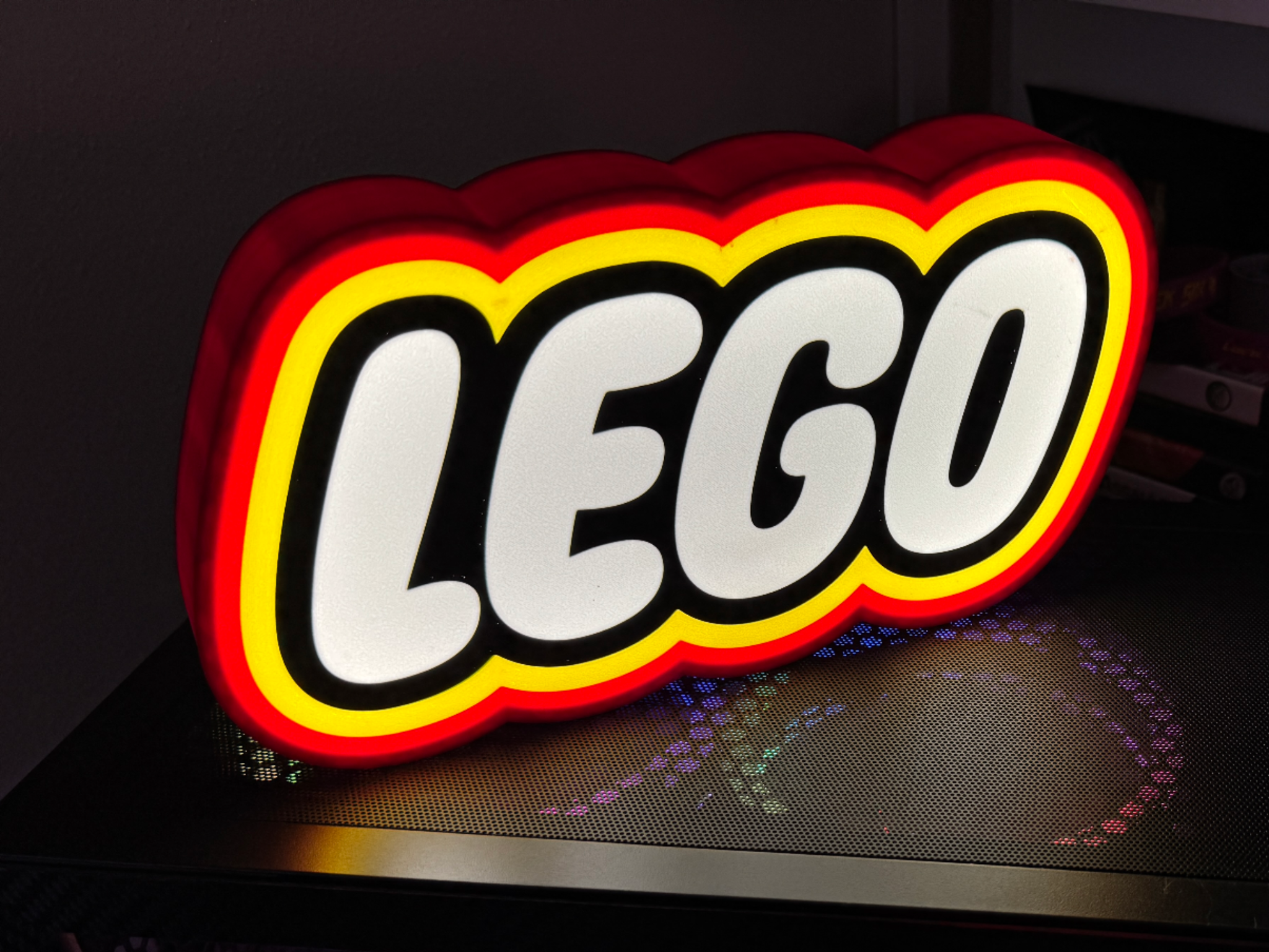 Logo luminos LEGO
